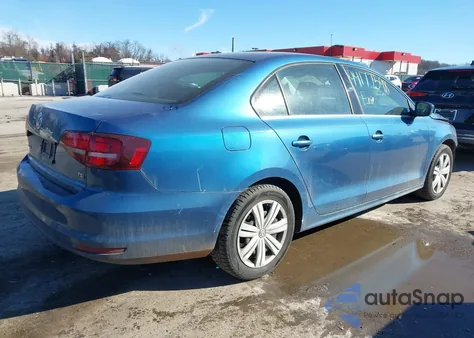 2017 Volkswagen Jetta 1.4T S from USA, damaged, VIN 3VW2B7AJ6HM288776